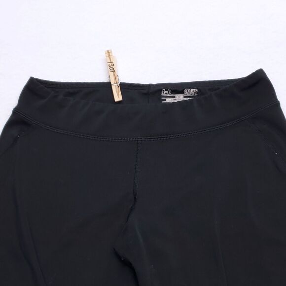 Under Armour Athletic Active Workout Leggings Pants Womens Size Small S Black - Picture 1 of 7